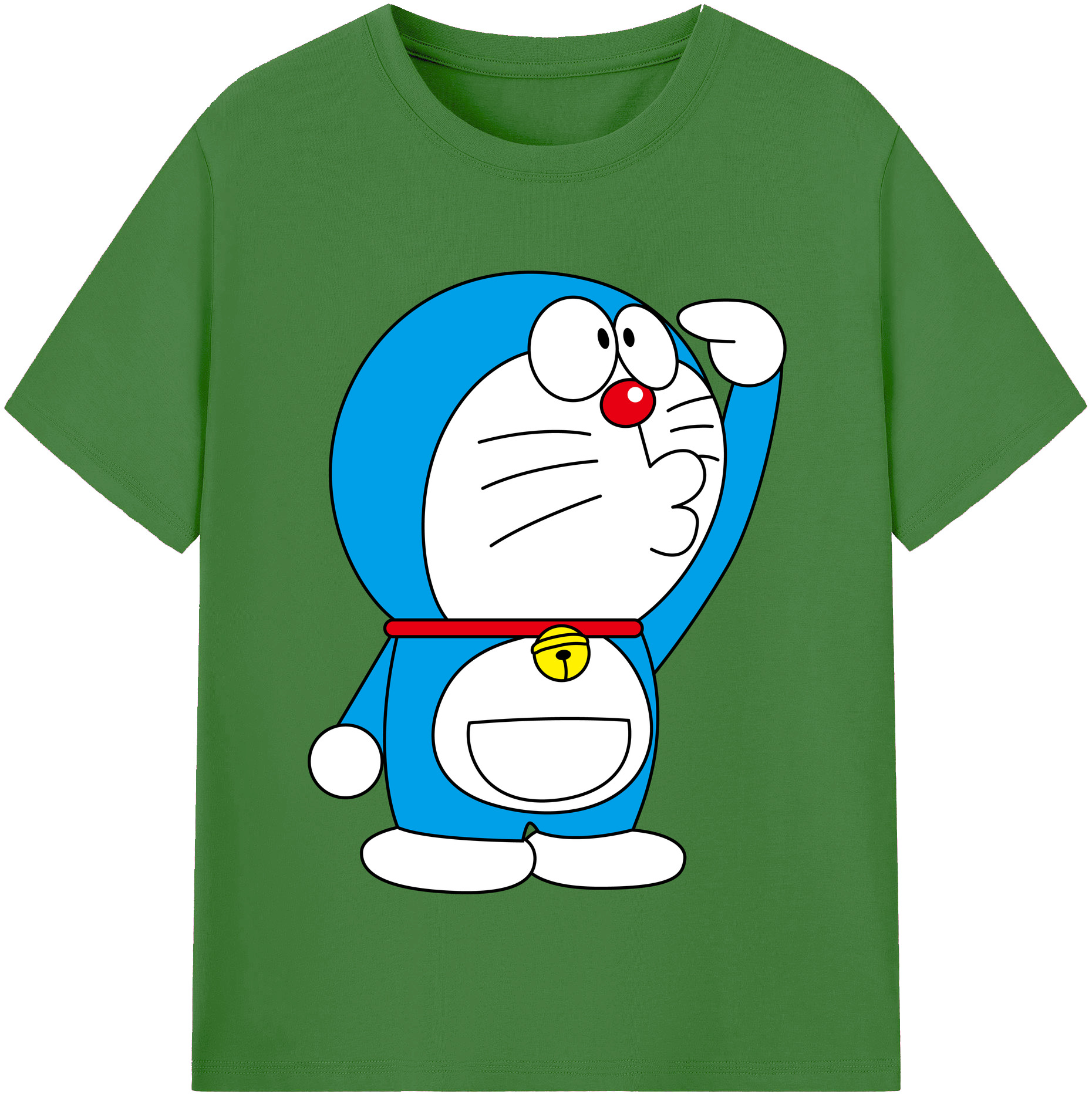 （画像用） ドラえもん Doraemon レディースカジュアルプリントTシャツ（綿100％）